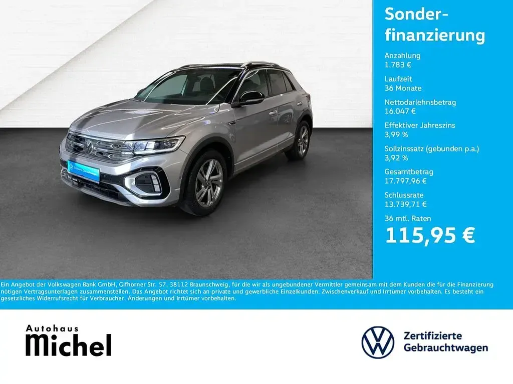 Gebraucht VW T-Roc R-line 110 PS (80 kW) 2023 Silber SUV