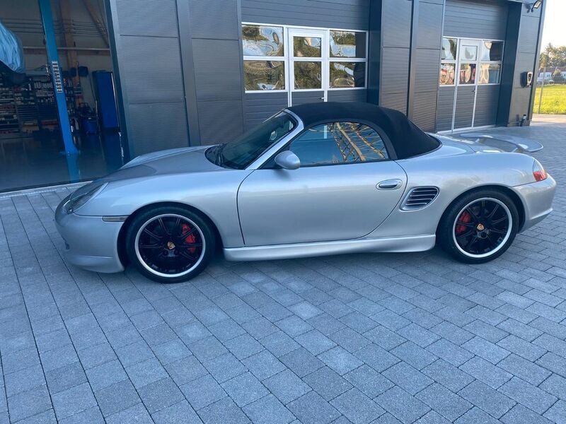 Silber Gebraucht 2003 Porsche Boxster S Cabrio | 21.300 € (Fairer Preis) - Bild 1/4