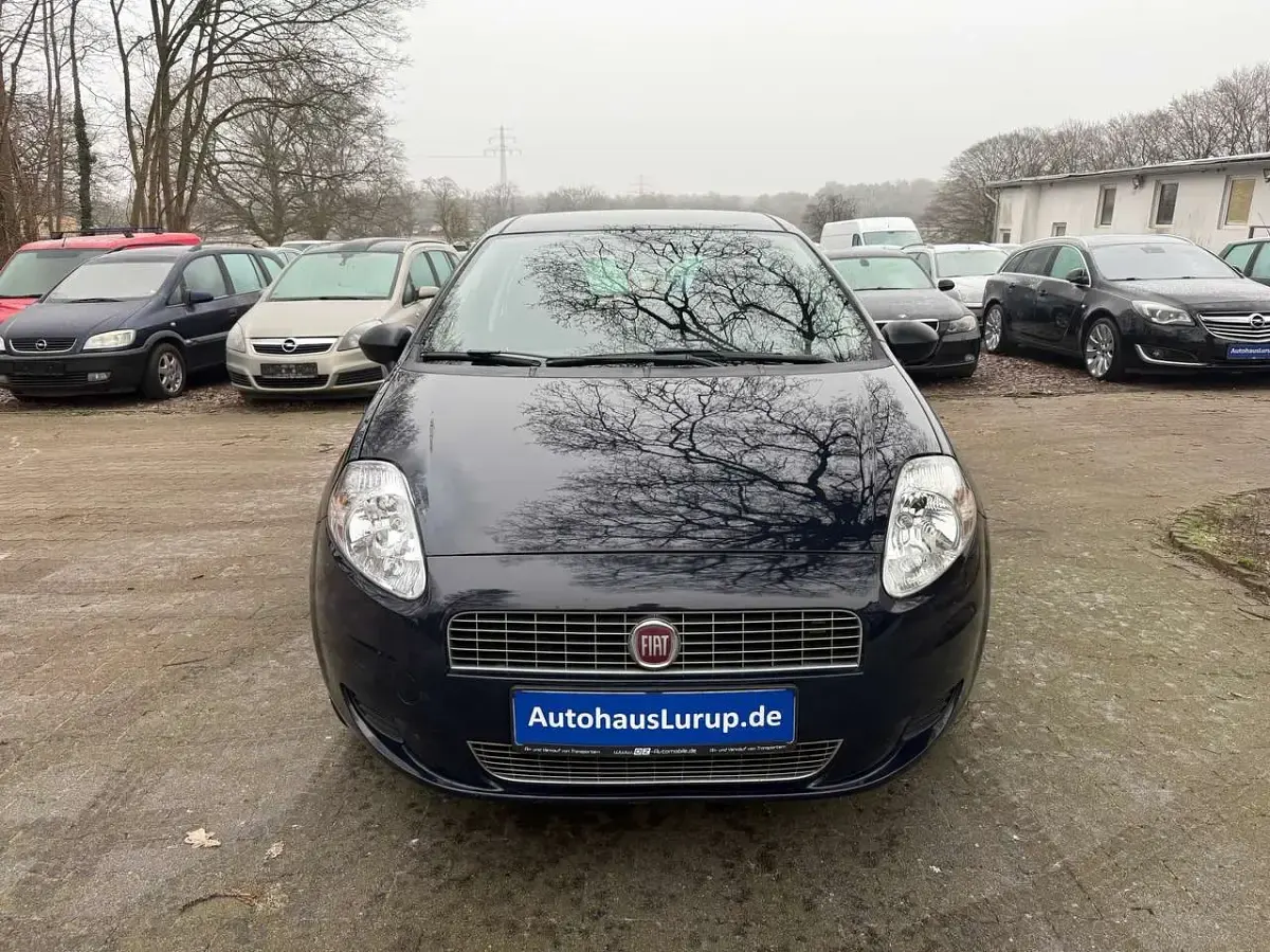 Gebraucht Fiat Grande Punto Active 65 PS (47 kW) 2009 Blau Kleinwagen