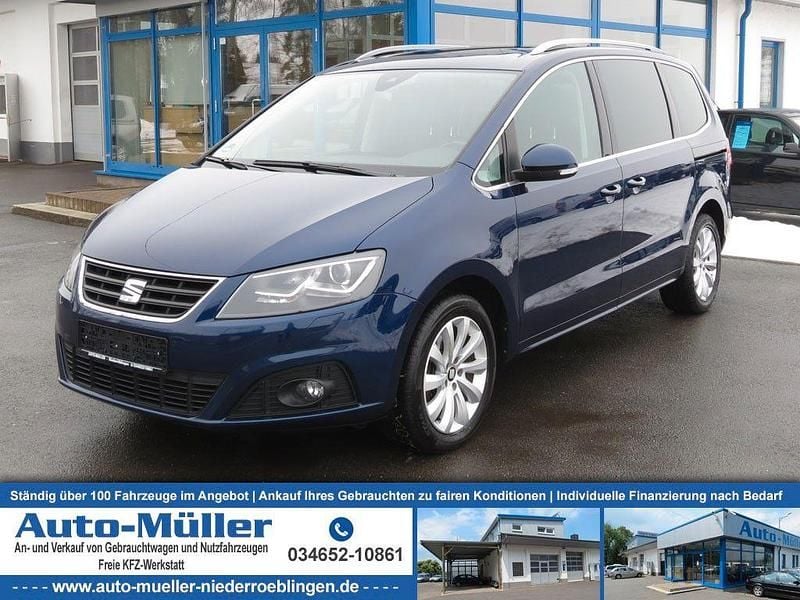 Gebraucht Seat Alhambra Style 184 PS (135 kW) 2018 "atlantic" blau Van / Kleinbus
