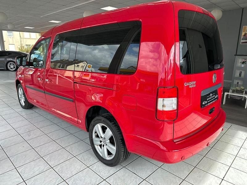 Gebraucht VW Caddy Maxi Life Life 140 PS (102 kW) 2009 Rot Van / Kleinbus