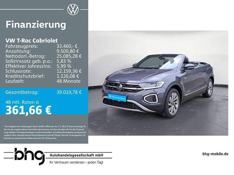 Grau Gebraucht 2025 VW T-Roc Goal SUV | 33.460 € - Bild 1/4