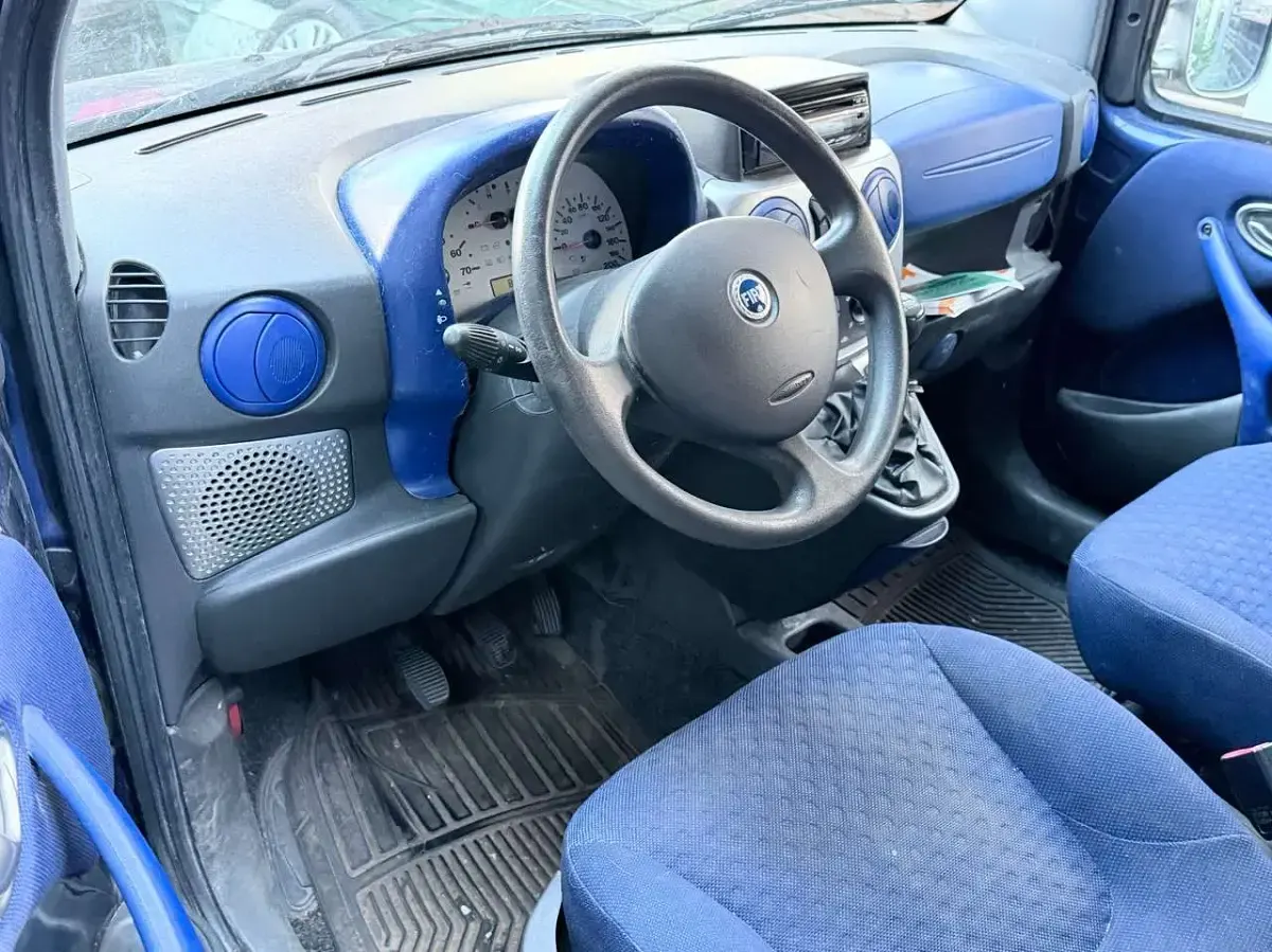 Brugt Fiat Doblò 103 HK (75 kW) 2003 Blå MPV