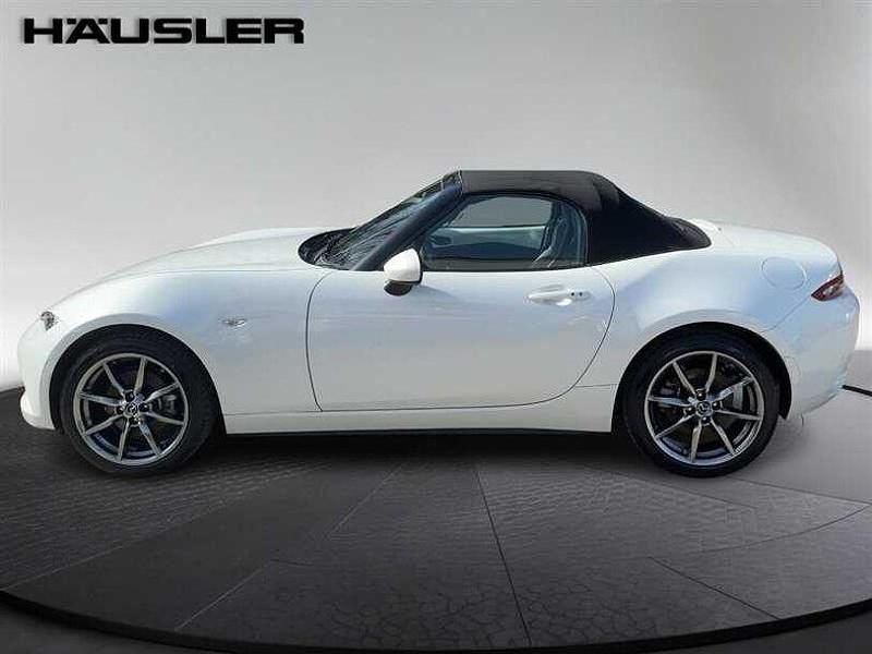 Gebraucht Mazda MX5 Selection 184 PS (135 kW) 2021 Satinweiß metallic Cabrio