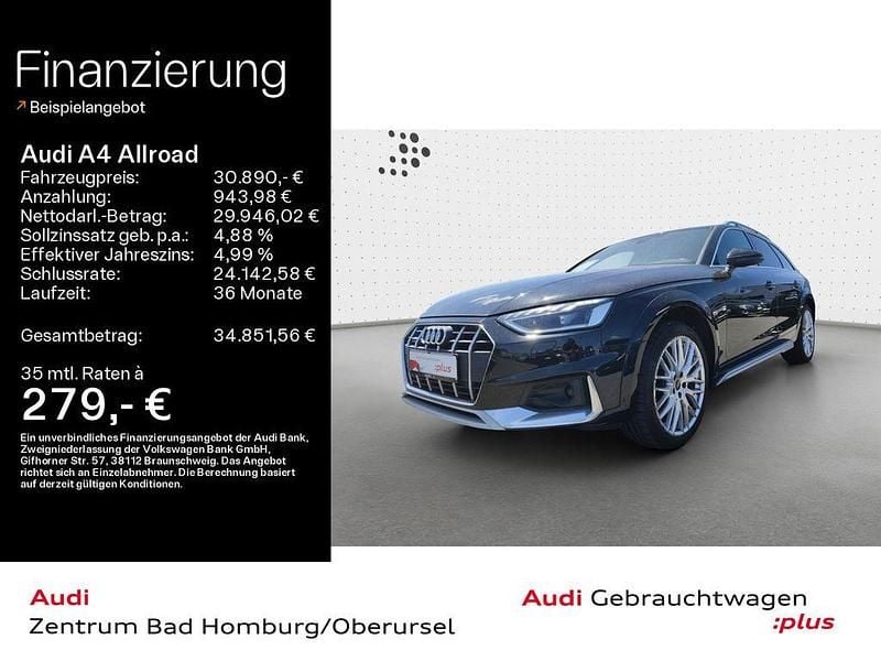 Mythosschwarz metallic Gebraucht 2022 Audi A4 Allroad Ambiente Kombi | 30.890 € (Guter Preis) - Bild 1/4