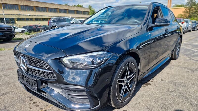 Schwarz Gebraucht 2022 Mercedes C300e AMG Limousine | 37.399 € (Fairer Preis) - Bild 1/4