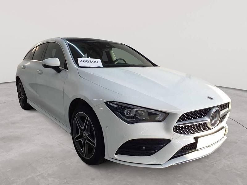 Polarweiß Gebraucht 2022 Mercedes CLA250e Shooting Brake AMG line Kombi | 23.990 € (Guter Preis) - Bild 1/4