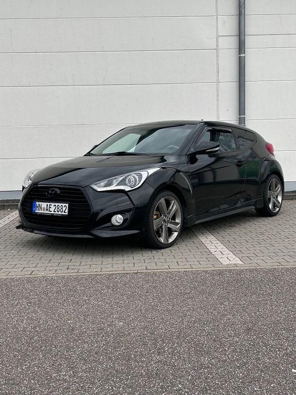 Schwarz Gebraucht 2012 Hyundai Veloster Turbo Kleinwagen | 8.899 € (Fairer Preis) - Bild 1/4