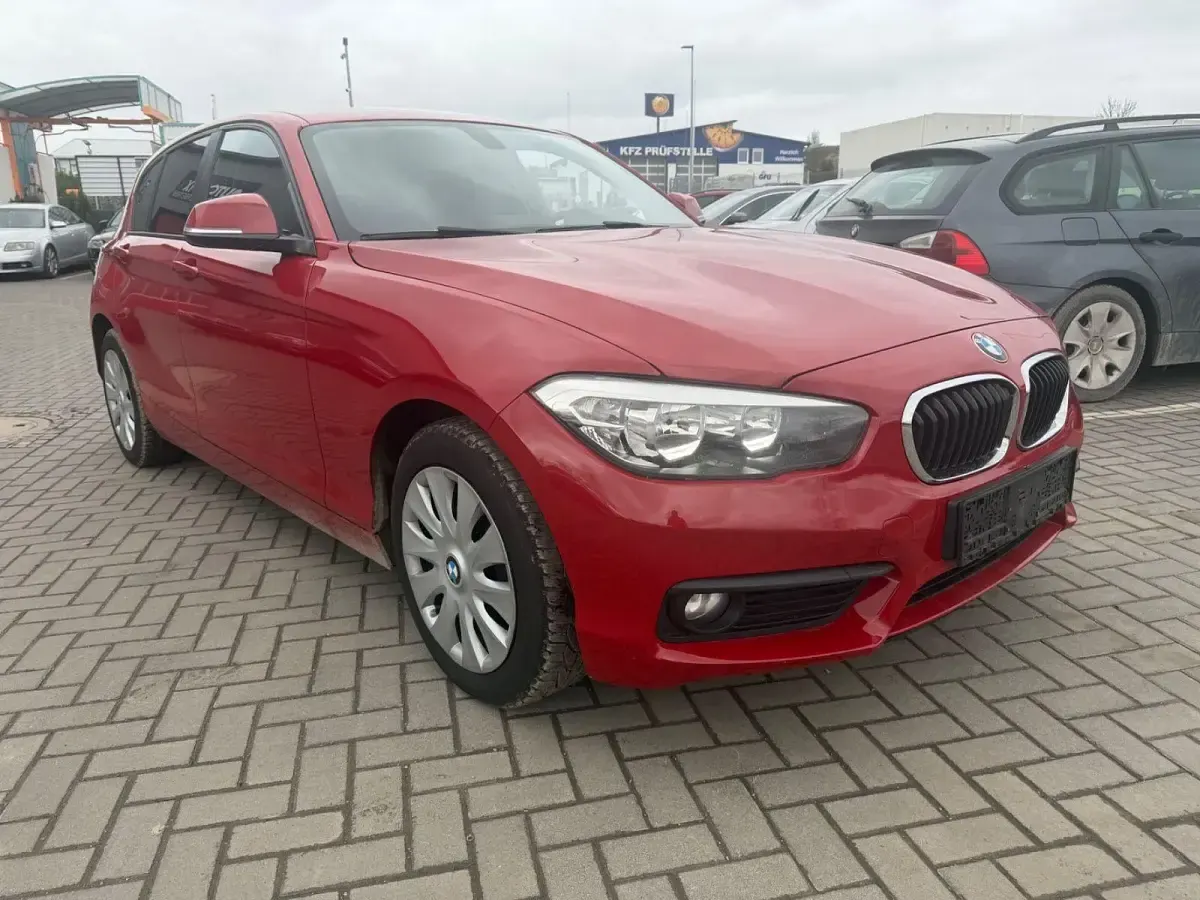Brugt BMW 116 Advantage 116 HK (85 kW) 2017 Rød Hatchback