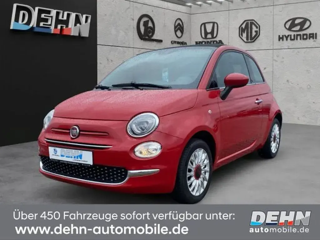 Gebraucht Fiat 500C 69 PS (50 kW) 2023 Passione rot Cabrio