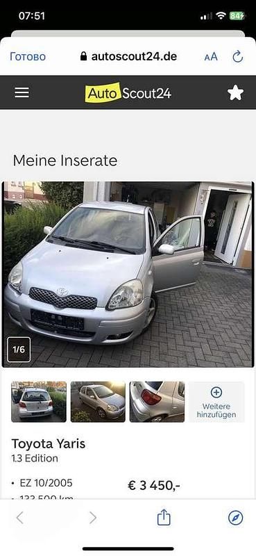 Gebraucht 2005 Toyota Yaris Sol Limousine | 1.600 € (Guter Preis) - Bild 1/4