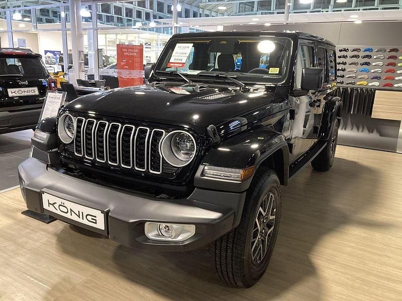 Schwarz Gebraucht 2025 Jeep Wrangler Sahara SUV | 56.589 € (Guter Preis) - Bild 1/4
