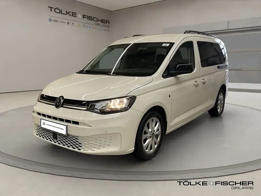 Gebraucht VW Caddy Maxi Life 122 PS (89 kW) 2022 Weiß Van / Kleinbus