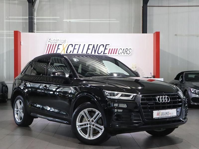 Mythosschwarz metallic Gebraucht 2018 Audi Q5 S-Line SUV | 23.995 € (Fairer Preis) - Bild 1/4