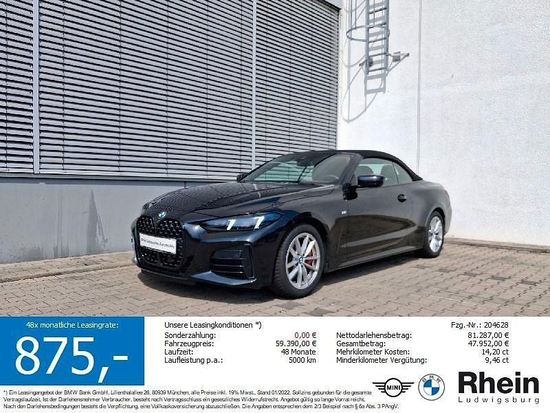 Schwarz Gebraucht 2025 BMW 430 Cabriolet M Sport Cabrio | 58.290 € (Teuer) - Bild 1/3