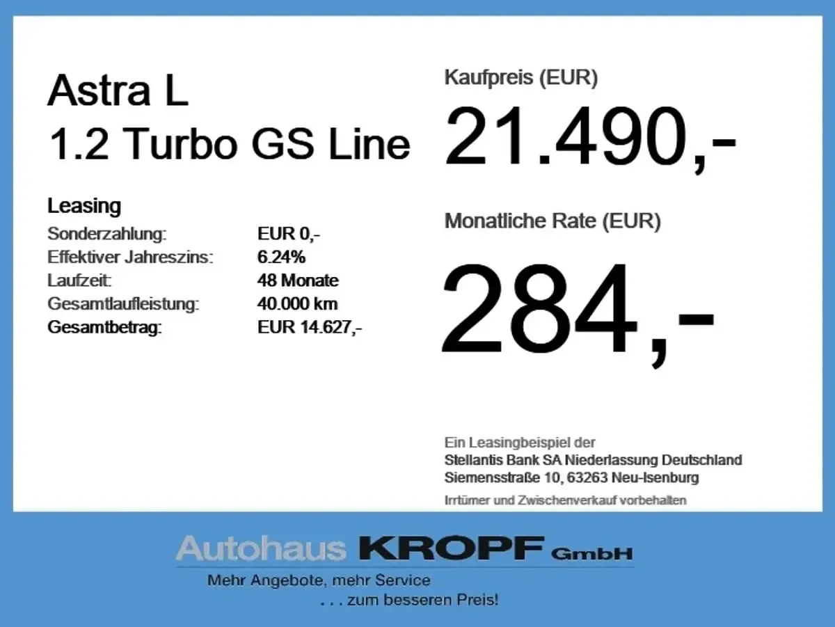 Gebraucht Opel Astra GS Line 131 PS (96 kW) 2023 Silber Kleinwagen