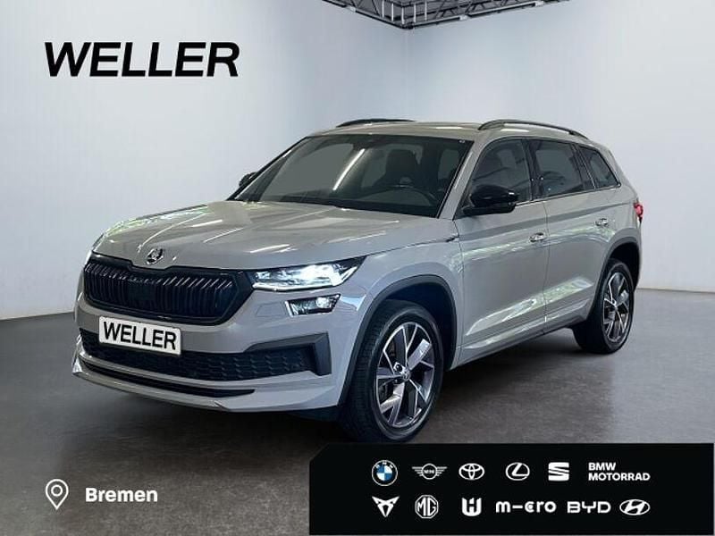 Grau Gebraucht 2022 Skoda Kodiaq SportLine SUV | 33.980 € (Fairer Preis) - Bild 1/3