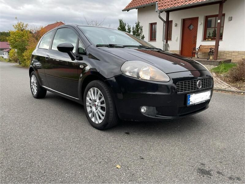 Schwarz Gebraucht 2008 Fiat Grande Punto Kleinwagen | 950 € (Superpreis) - Bild 1/4