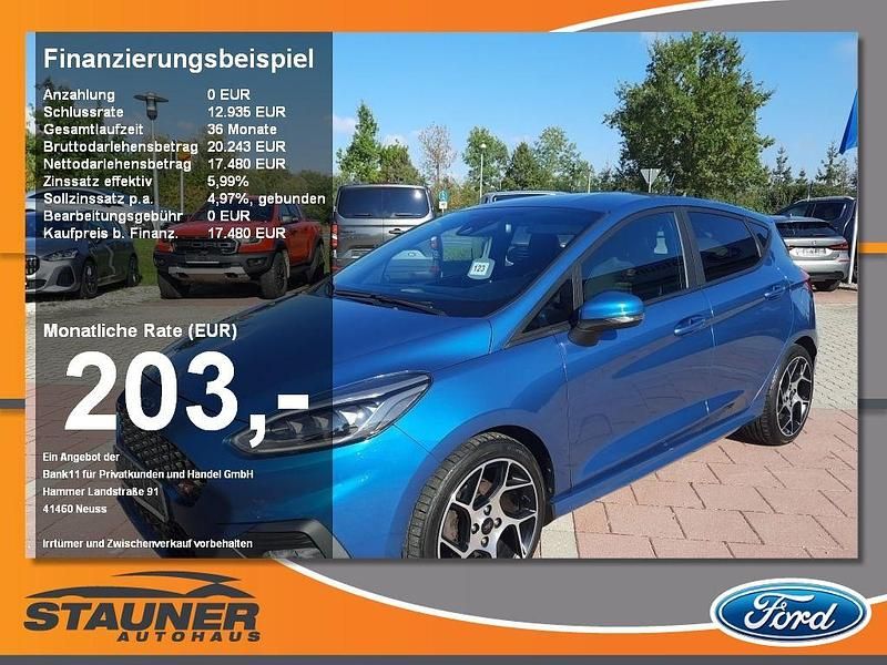 Blau Gebraucht 2020 Ford Fiesta ST Kleinwagen | 17.480 € (Fairer Preis) - Bild 1/4