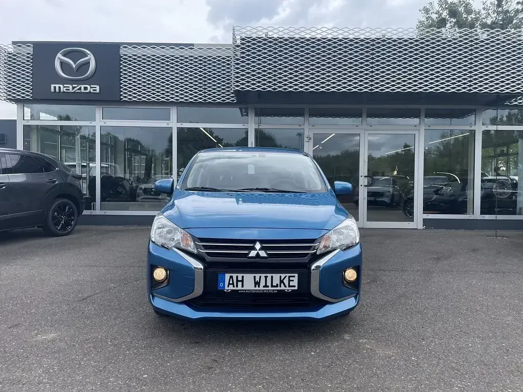 Gebraucht Mitsubishi Space Star Select 71 PS (52 kW) 2022 Atollblau (p) Kleinwagen