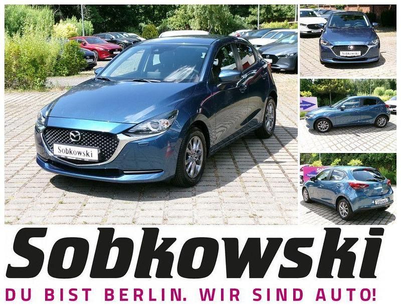 Turmalinblau metallic Gebraucht 2021 Mazda 2 Exclusive Kleinwagen | 14.990 € (Fairer Preis) - Bild 1/4