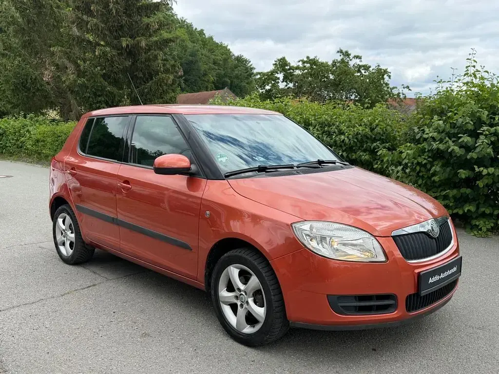 Gebraucht Skoda Fabia Style 86 PS (63 kW) 2008 Orange Limousine