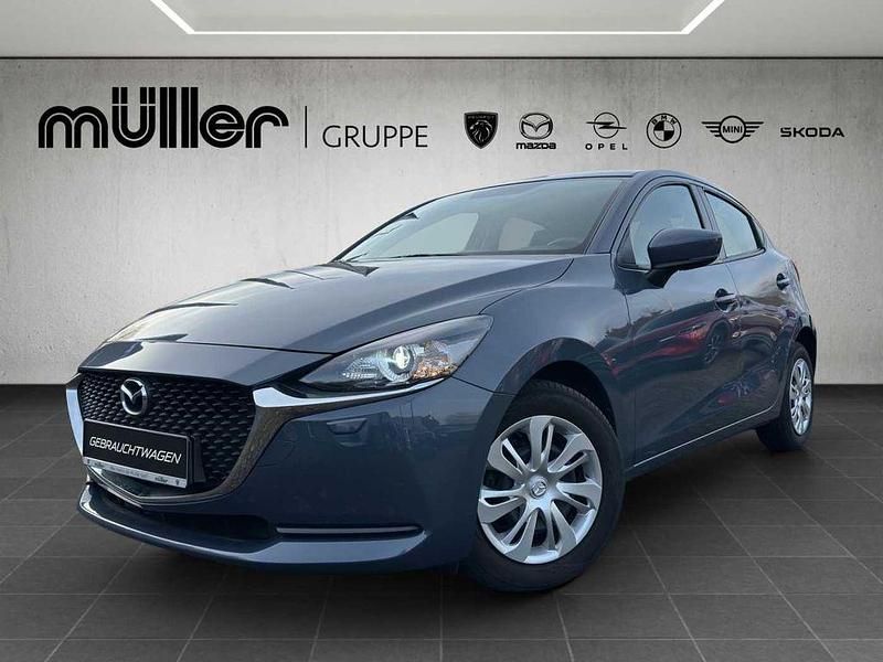 Polymetal grau Gebraucht 2021 Mazda 2 Ad'Vantage Limousine | 13.911 € (Fairer Preis) - Bild 1/4