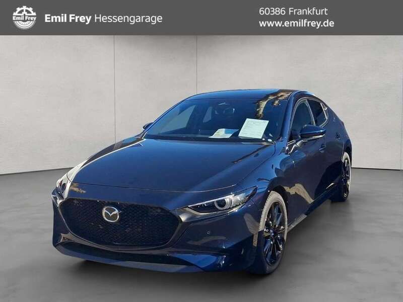 Blau Neu 2025 Mazda 3 Exclusive-Line Limousine | 31.450 € (Fairer Preis) - Bild 1/4
