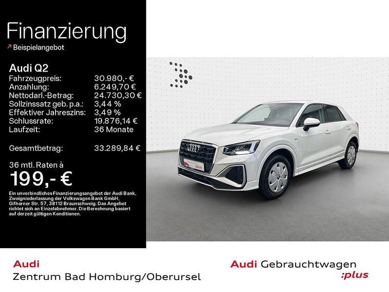 Gebraucht Audi Q2 S-Line 150 PS (110 kW) 2025 Gletscherweiß metallic SUV