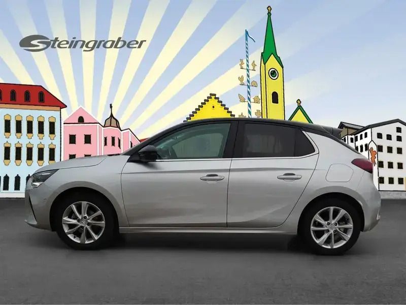 Gebraucht Opel Corsa Elegance 75 PS (55 kW) 2023 Kristall silber met./dach diamant schwarz met. Kleinwagen