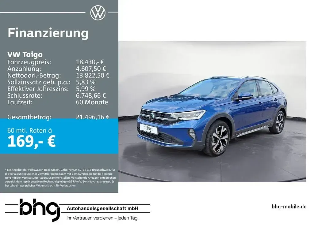 Gebraucht VW Taigo Style 110 PS (80 kW) 2022 SUV