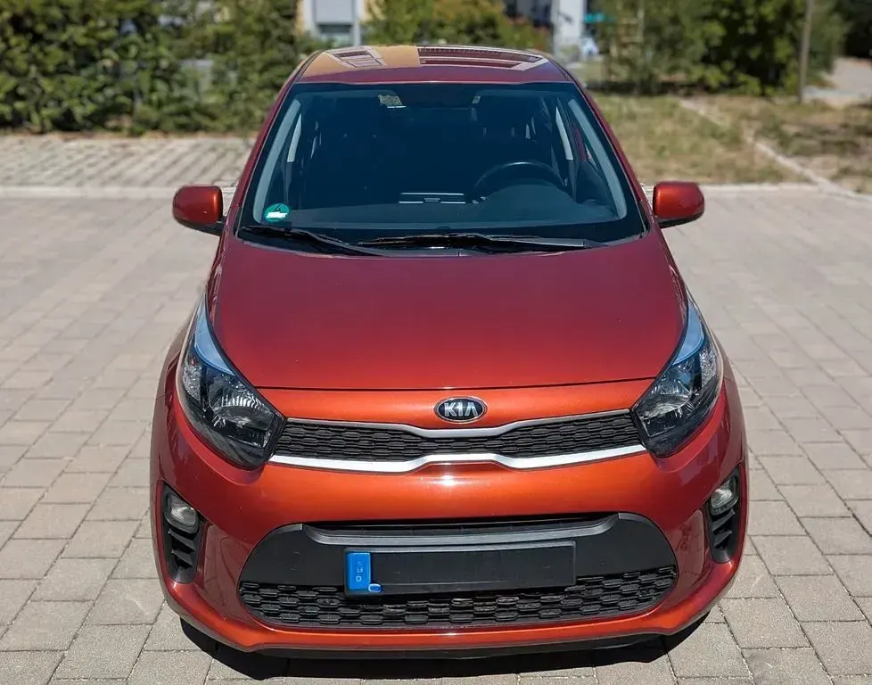 Gebraucht Kia Picanto Attract 67 PS (49 kW) 2019 Orange Kleinwagen