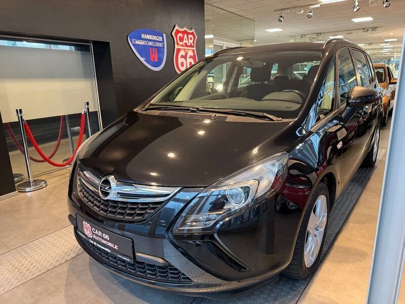 Schwarz Gebraucht 2013 Opel Zafira Tourer Edition Van / Kleinbus | 8.900 € (Fairer Preis) - Bild 1/4