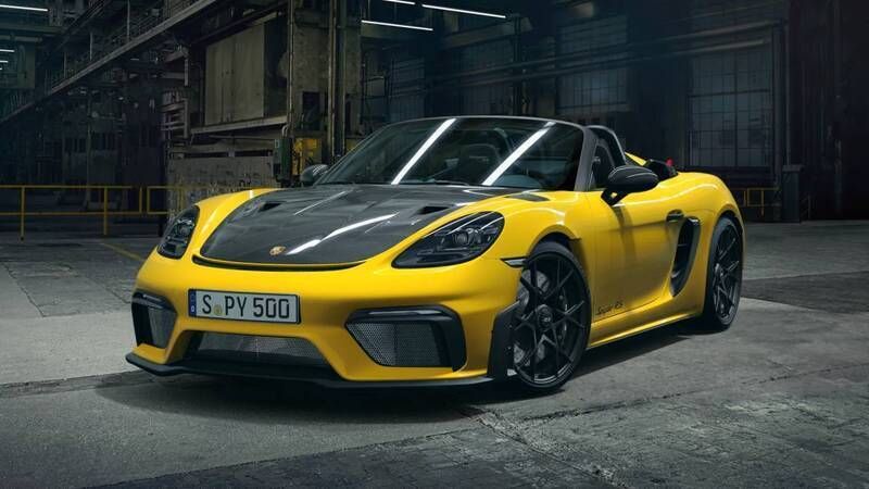 Racinggelb Neu 2025 Porsche 718 Spyder | 188.377 € - Bild 1/4