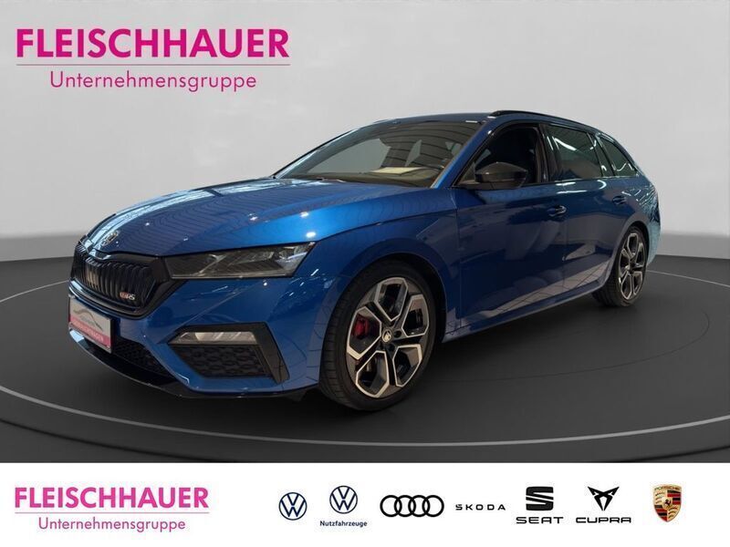 Blau Gebraucht 2021 Skoda Octavia RS Kombi | 30.880 € (Fairer Preis) - Bild 1/4
