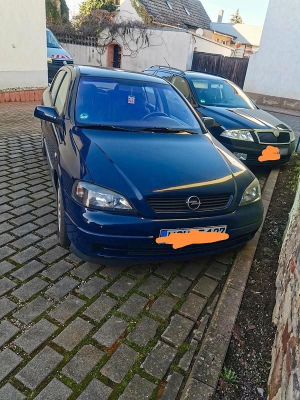 Gebraucht Opel Astra 84 PS (61 kW) 2000 Blau Coupé