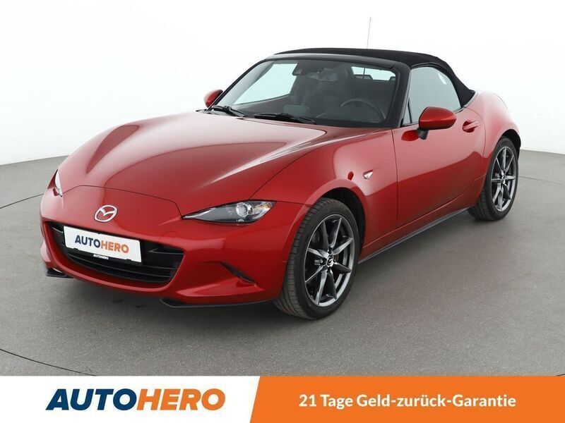 Rot Gebraucht 2016 Mazda MX5 Sports-Line Cabrio | 22.340 € (Etwas zu teuer) - Bild 1/3