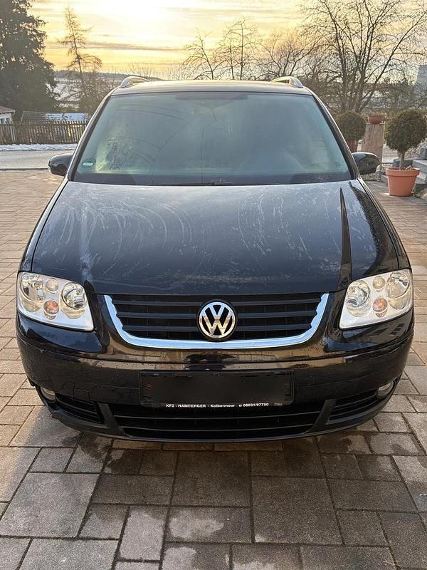 Gebraucht VW Touran 77 PS (56 kW) 2006 Schwarz Van / Kleinbus