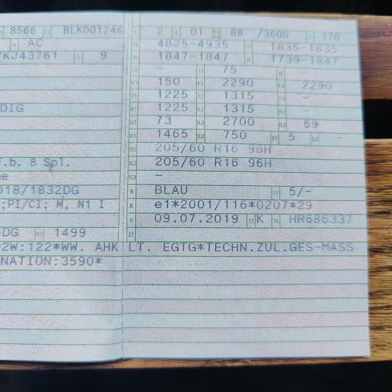 Usata Ford Transit 120 CV (88 kW) 2019 Blu Berlina