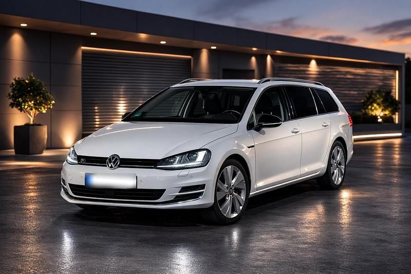 Gebraucht VW Golf VII R-line 150 PS (110 kW) 2016 Weiß Kombi