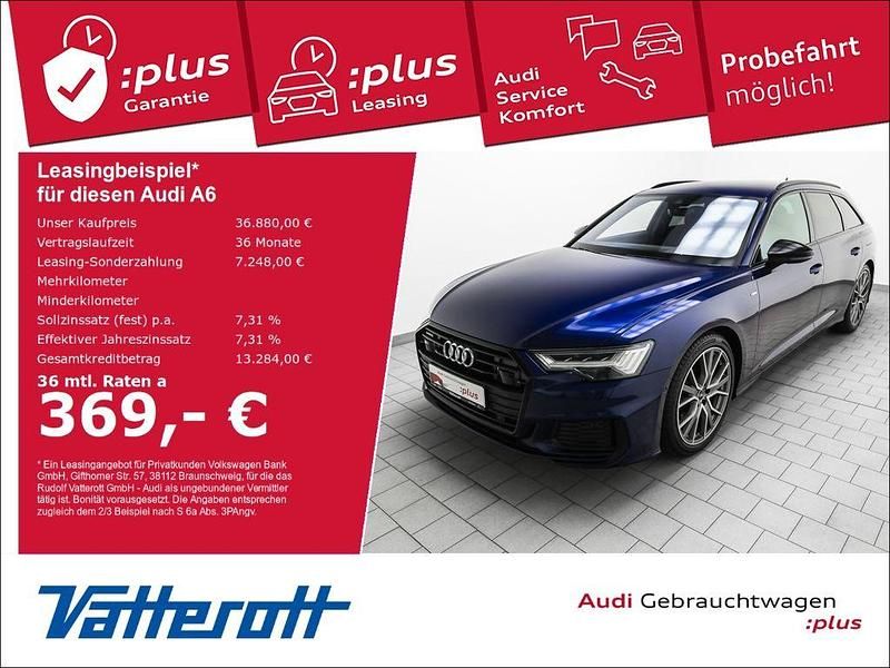 Blau Gebraucht 2021 Audi A6 S-Line Kombi | 36.880 € (Superpreis) - Bild 1/4