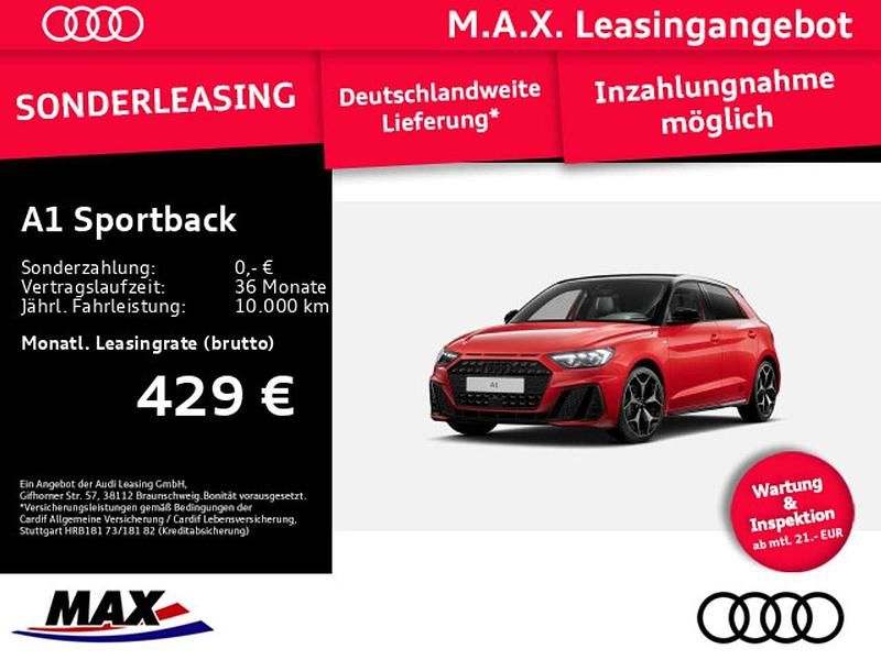 Progressivrot metallic Neu 2025 Audi A1 S-Line Kleinwagen | 32.980 € (Guter Preis) - Bild 1/3