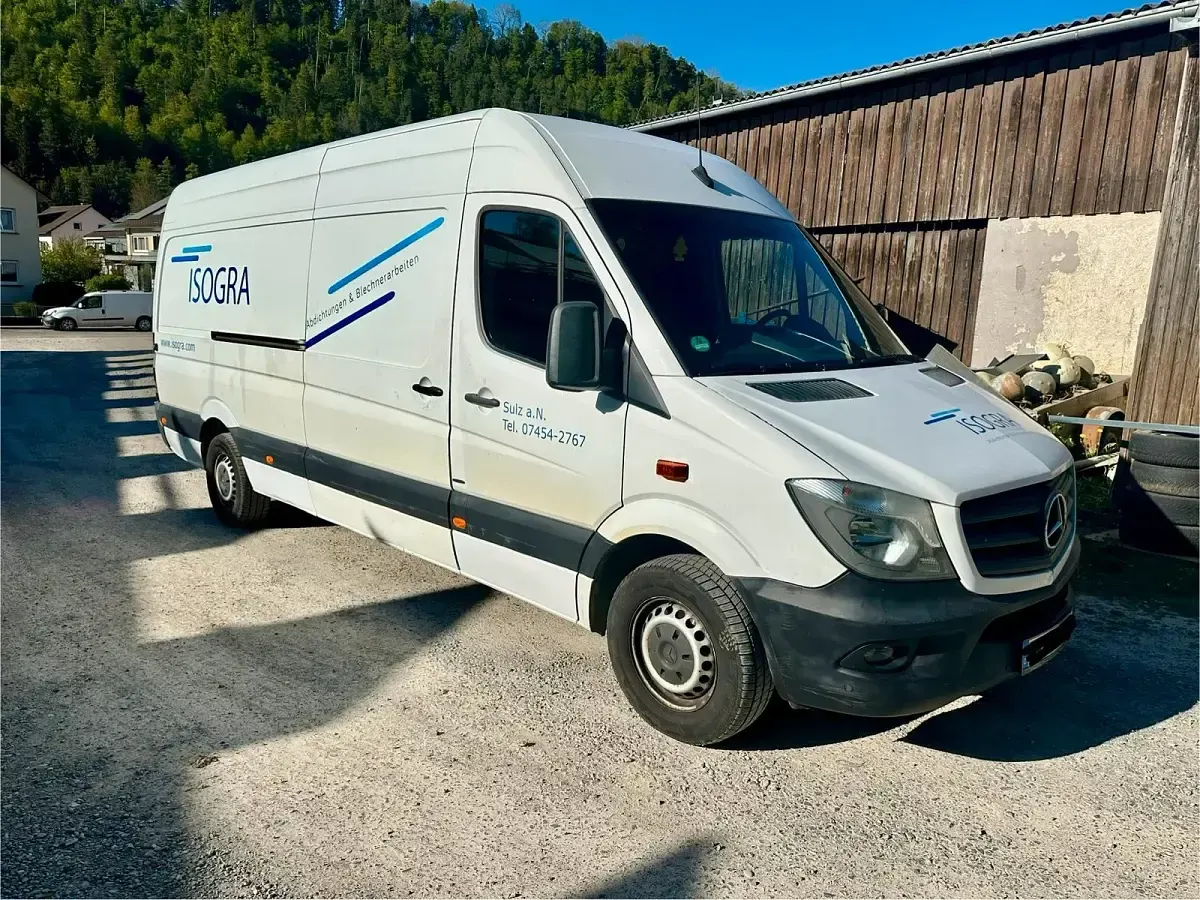 Używany Mercedes Sprinter 163 KM (119 kW) 2018 Biały Van