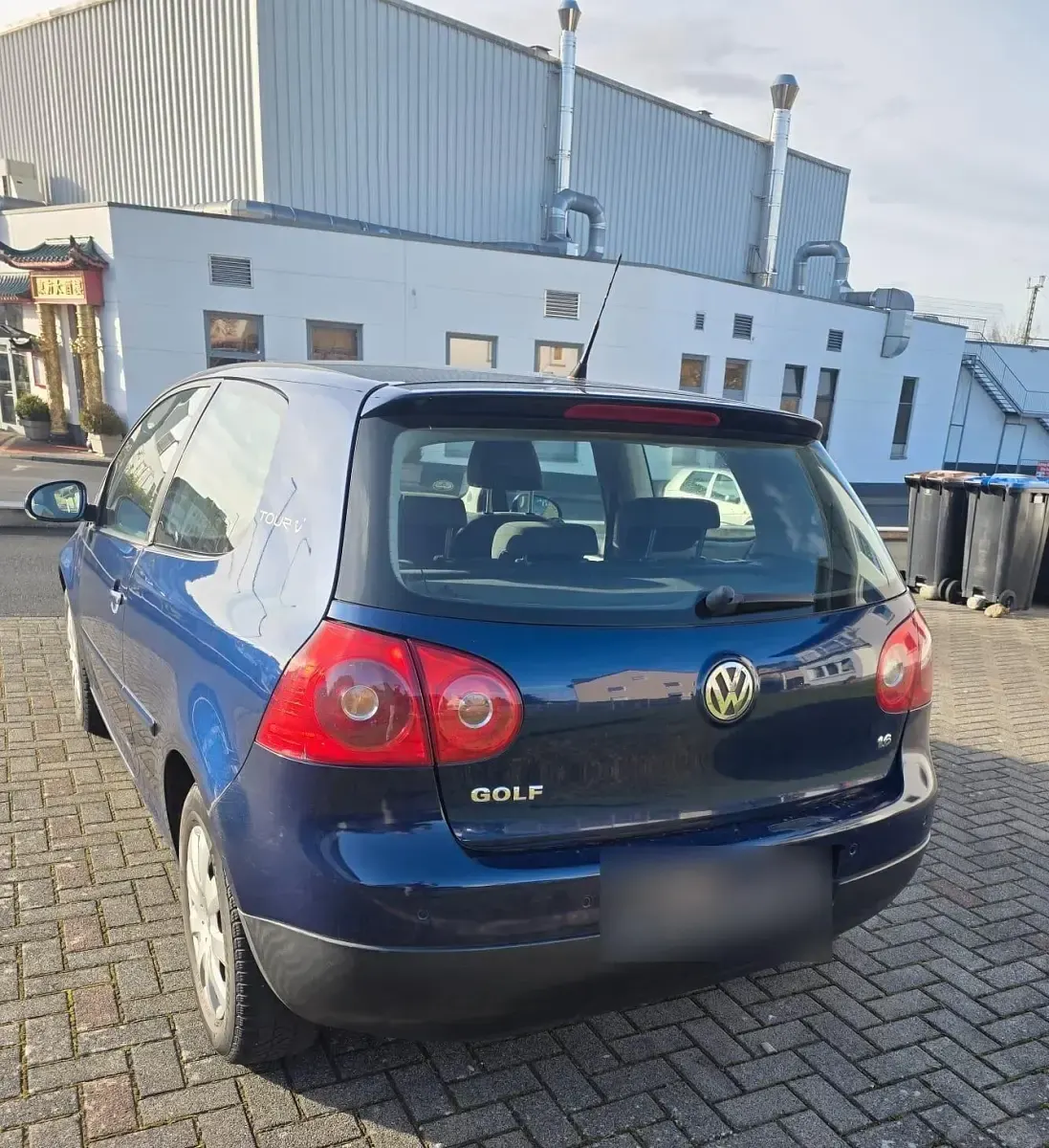 Usata VW Golf VI 102 CV (75 kW) 2008 Blu Utilitaria