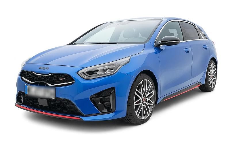 Blau Gebraucht 2022 Kia ProCeed GT Kleinwagen | 25.200 € (Fairer Preis) - Bild 1/4