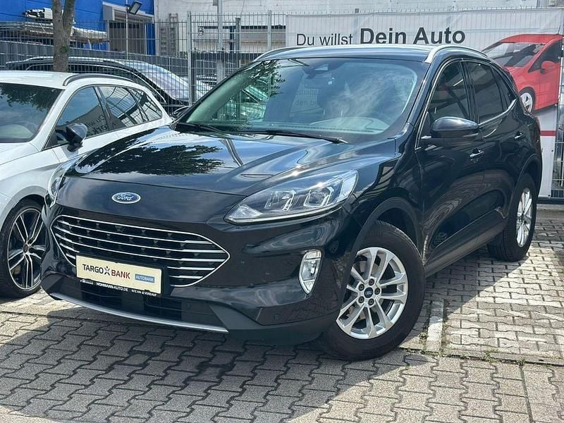 Schwarz Gebraucht 2022 Ford Kuga Titanium SUV | 18.490 € (Superpreis) - Bild 1/4