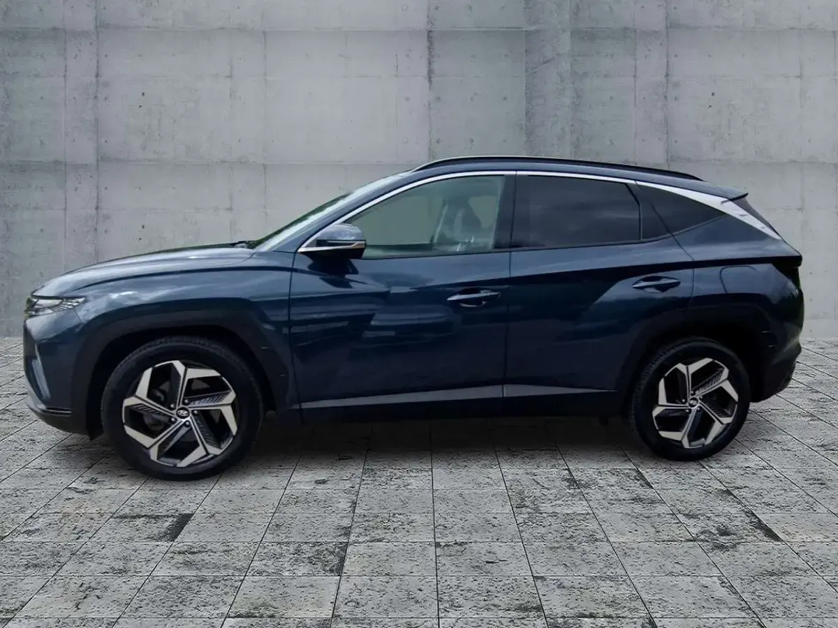 Gebraucht Hyundai Tucson Prime 179 PS (131 kW) 2022 Teal blue / met SUV