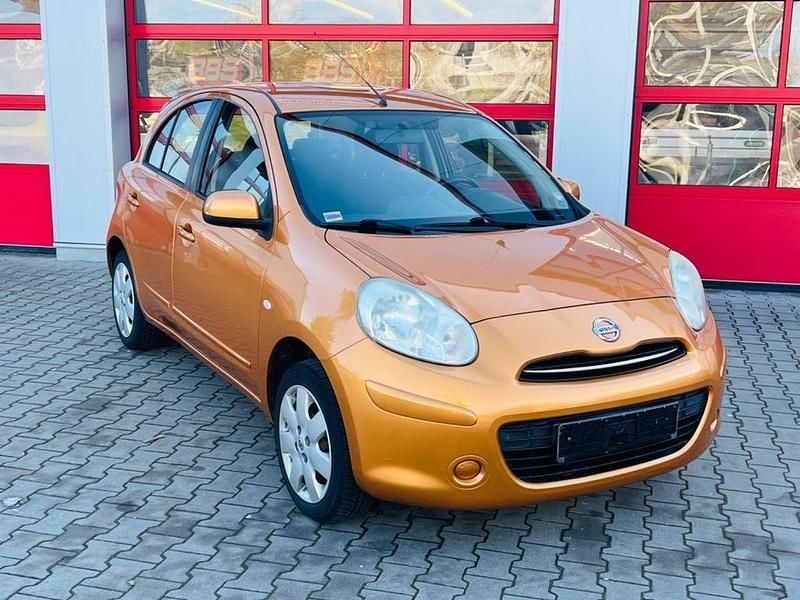 Gebraucht Nissan Micra Acenta 80 PS (58 kW) 2012 Orange Kleinwagen