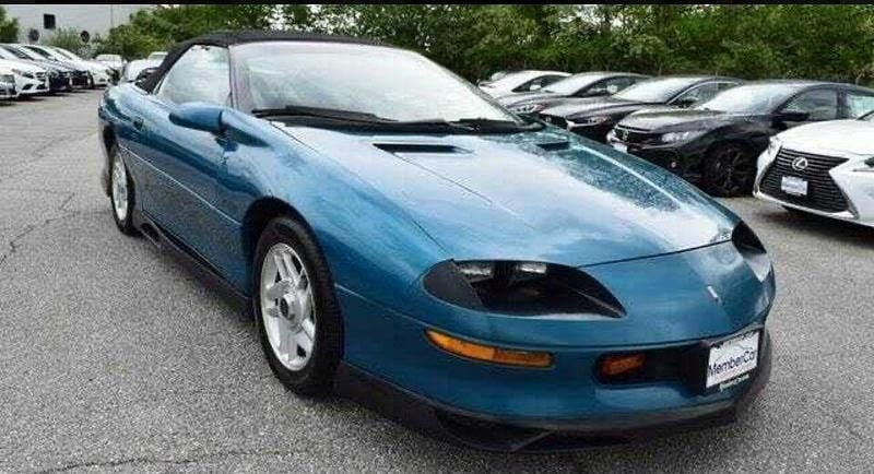Gebraucht Chevrolet Camaro 295 PS (216 kW) 1995 Grün Cabrio