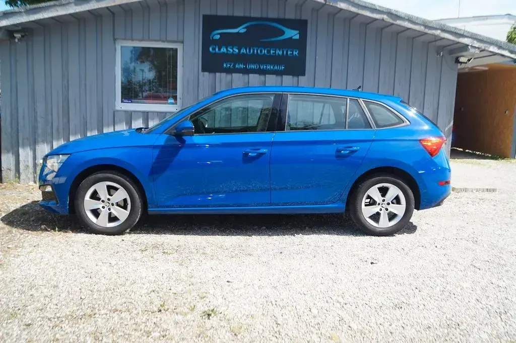 Gebraucht Skoda Scala Ambition 116 PS (85 kW) 2020 Blau Kleinwagen